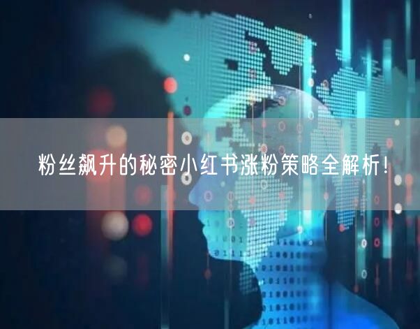 粉丝飙升的秘密小红书涨粉策略全解析！
