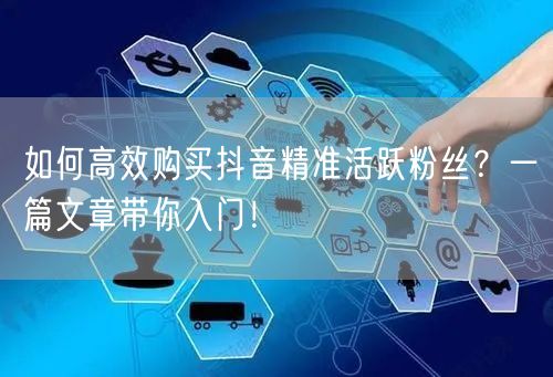 如何高效购买抖音精准活跃粉丝？一篇文章带你入门！